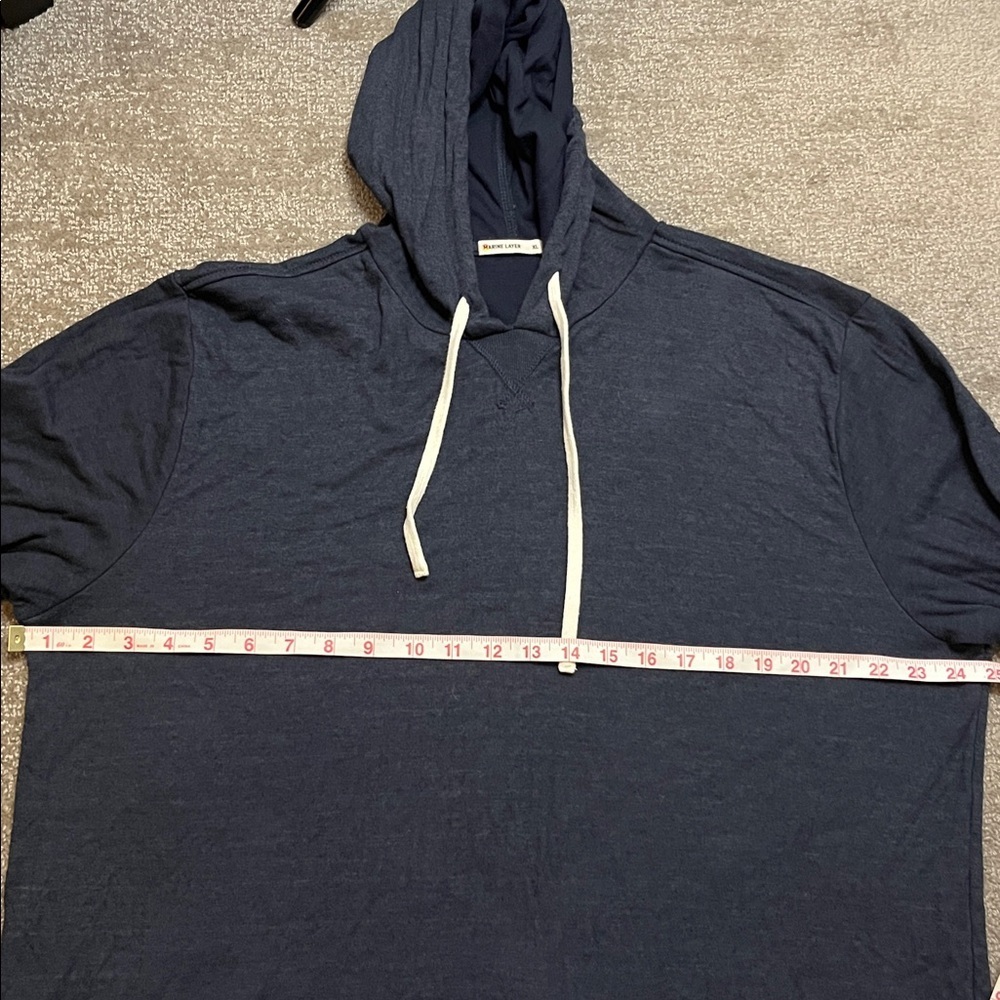 Marine Layer Women’s Navy Hoodie Size XL - Picture 4 of 7